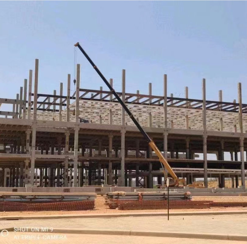 উচ্চ পারফরম্যান্স OEM স্টিল স্ট্রাকচার শপিং মল জারা প্রতিরোধী