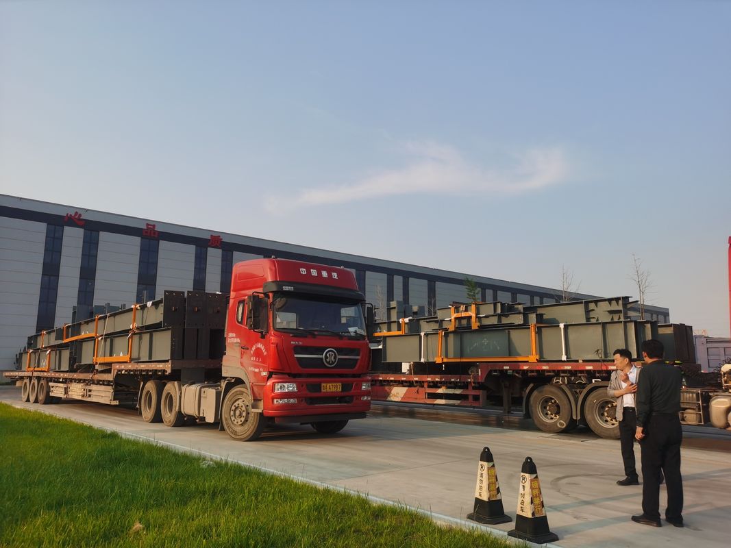 OEM ফার্মাসিউটিক্যাল লজিস্টিক প্রিফ্যাব্রিকেটেড মেটাল বিল্ডিং H সেকশন পোর্টাল ফ্রেম বিল্ডিং ইস্পাত কাঠামো
