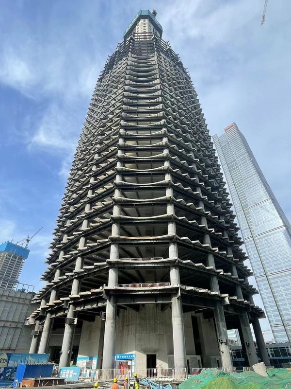 260M উচ্চতা ইস্পাত ফ্রেম কোর উচ্চ উত্থান বিল্ডিং দ্রুত ইনস্টলেশন প্রিফ্যাব্রিকেটেড উচ্চ উত্থান ইস্পাত কাঠামো দাম